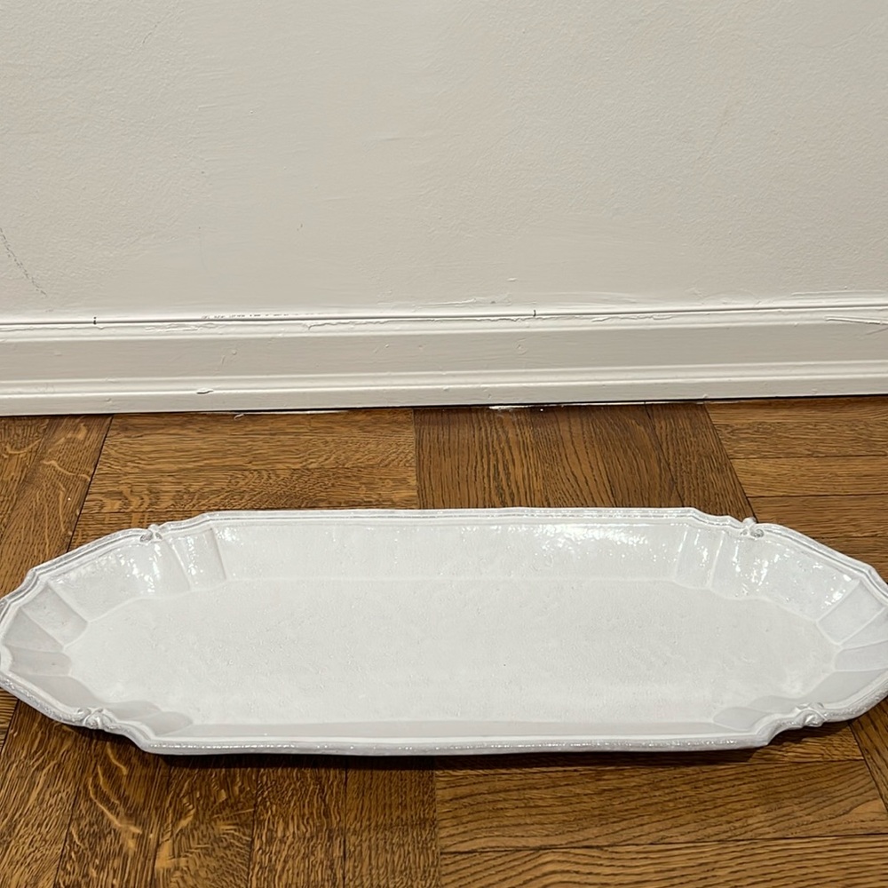 26 inch serving platter- Blue Tree